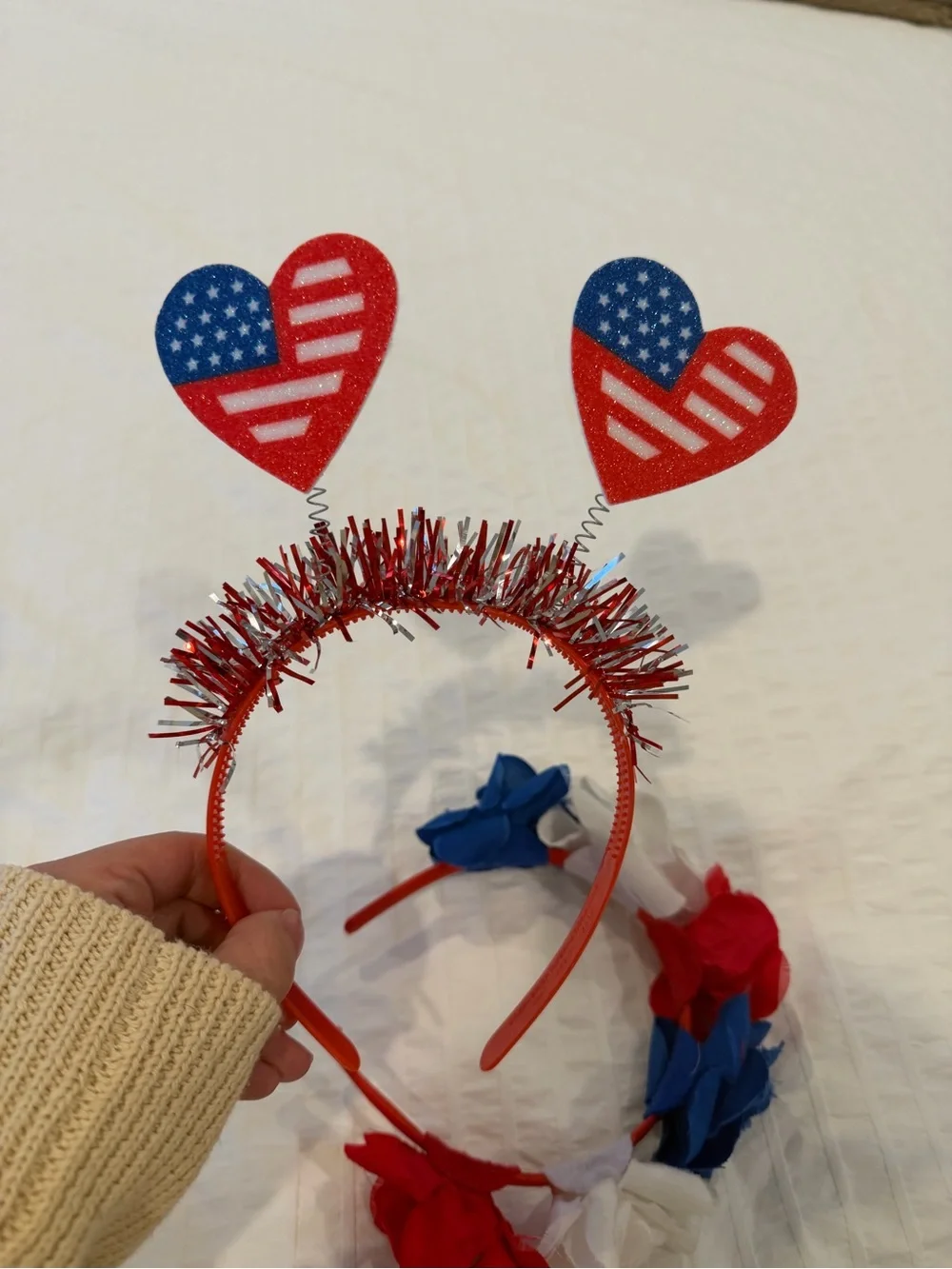 Patriotic American headband set of two